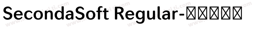 SecondaSoft Regular字体转换